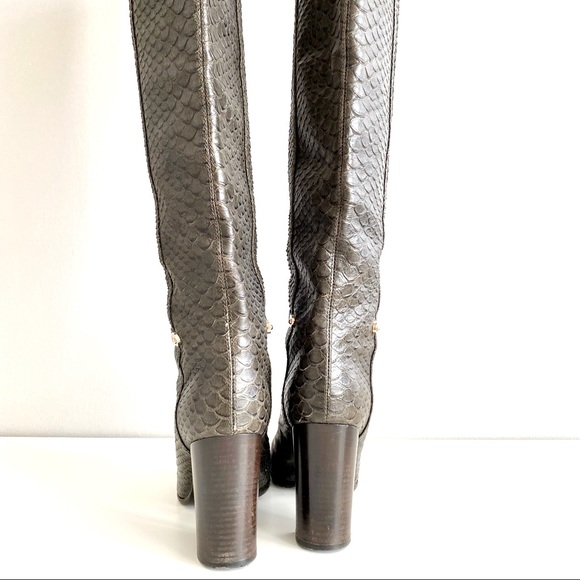 SERGIO ROSSI PYTHON BOOTS